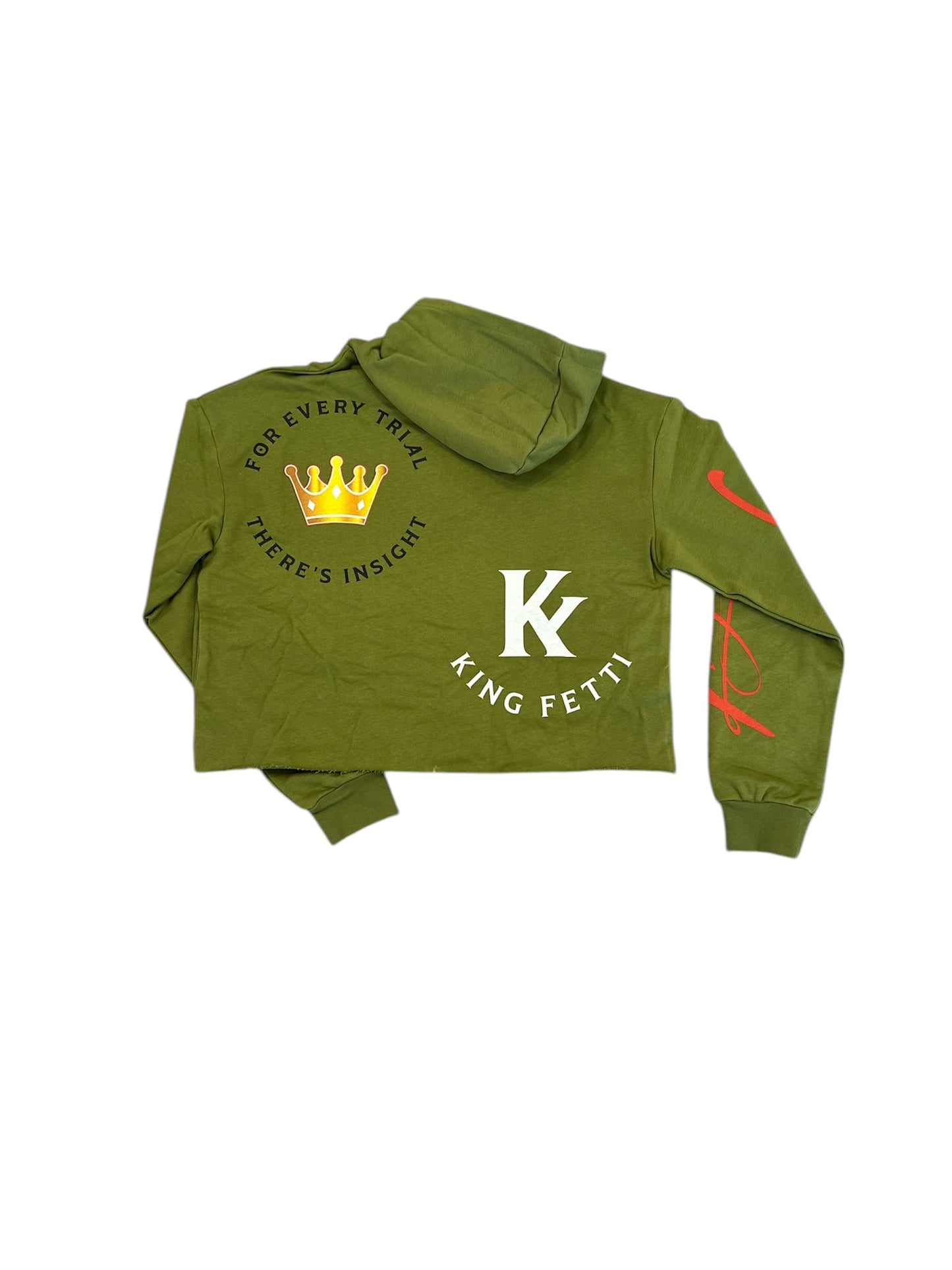 “Drapes” Cropped Hoodie