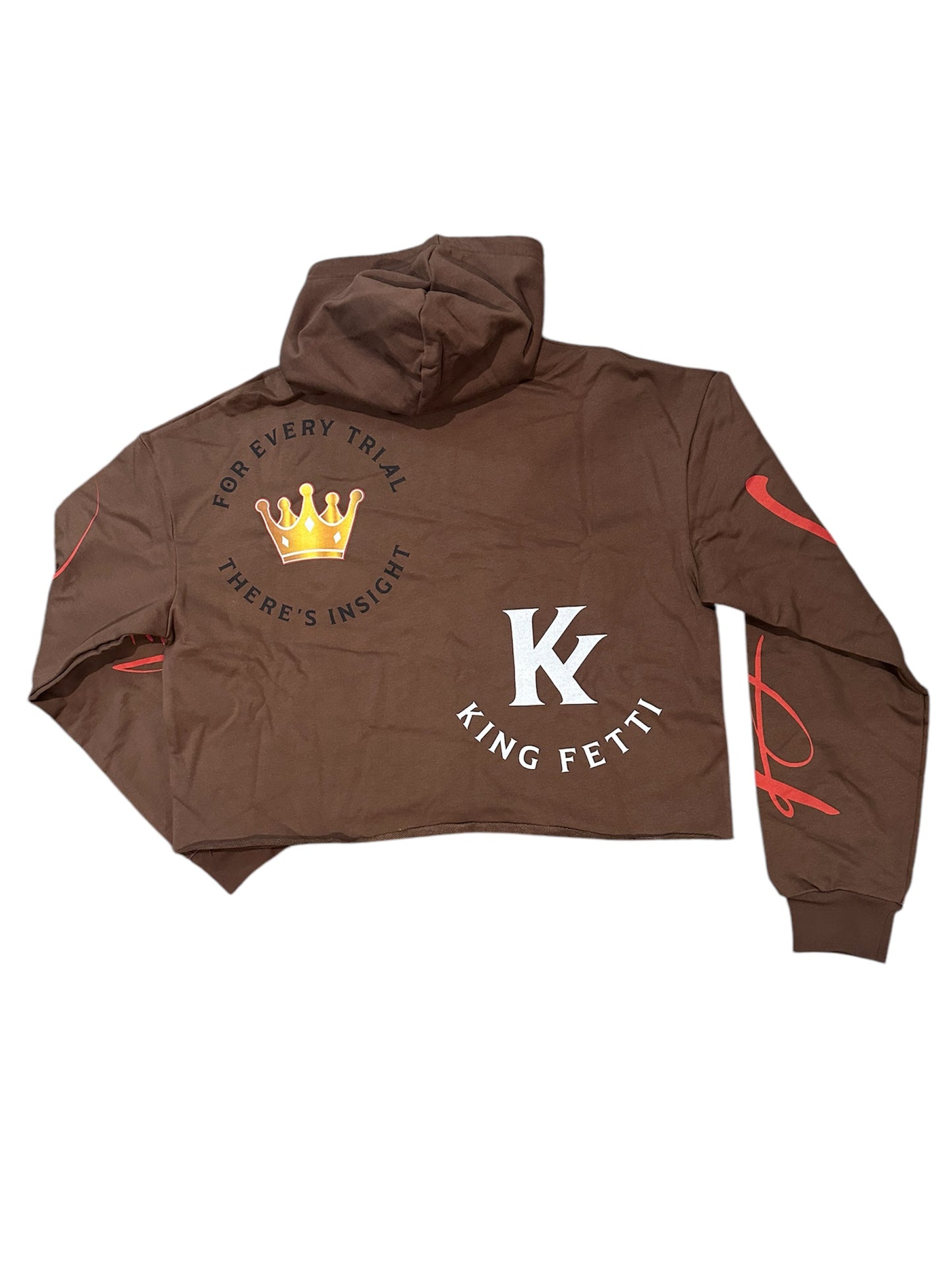 “Drapes” Cropped Hoodie